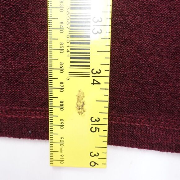 7th Ray Cardigan Women's Small Burgundy Aztec Pockets Long Sleeve Hooded Sweater - Picture 3 of 6